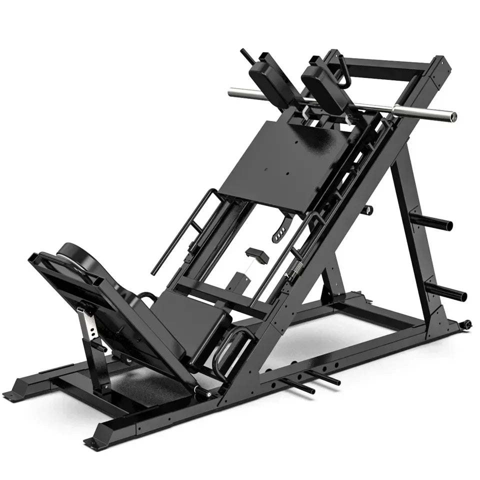 Hack Squat and Leg Press Machine Combo